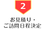 2 お見積り・ご訪問日程決定